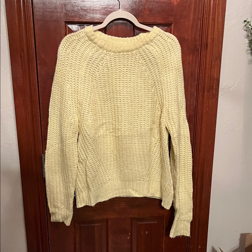 a new day Women's Sweater in Soft Yellow